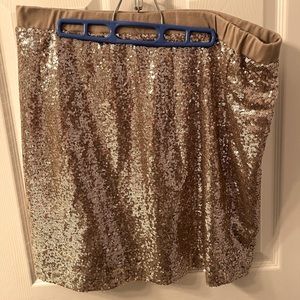 Sequin skirt NYE